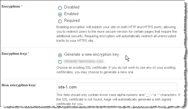 configuring an Aegir site for SSL